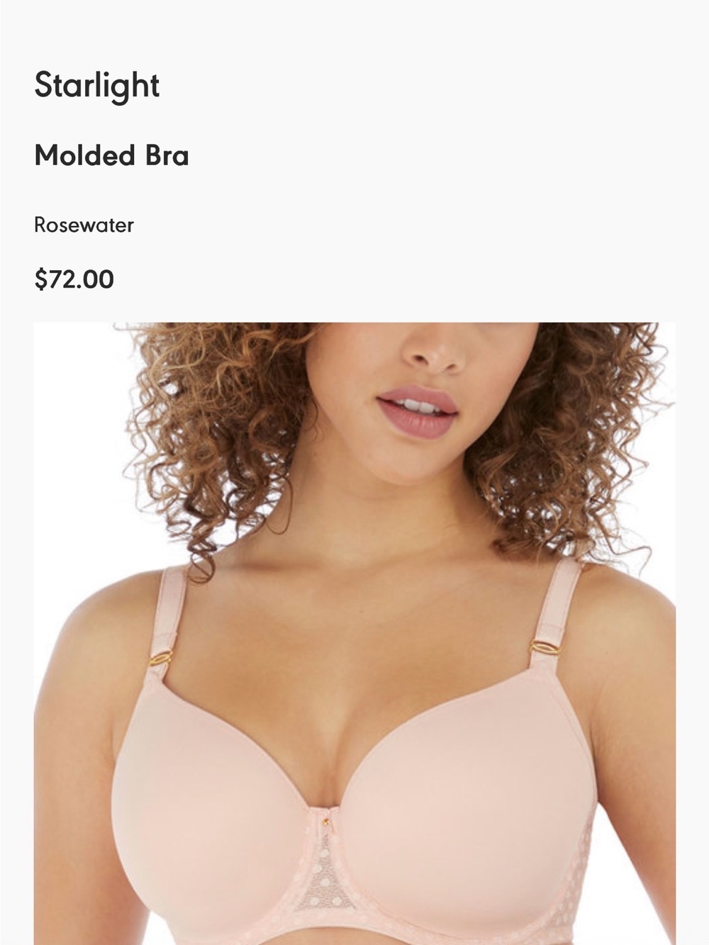 Freya Starlight Molded Bra - Rosewater Pink